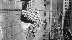 Harold Lloyd trying unsuccessfully to recapture the magic of Safety Last in The Sin of Harold Diddlebock. Harold Lloyd trying unsuccessfully to recapture the magic of Safety Last in The Sin of Harold Diddlebock.