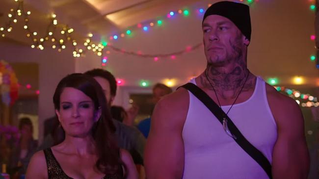 Tina Fey and John Cena in Sisters Tina Fey and John Cena in Sisters