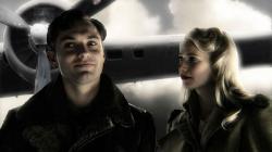 Jude Law and Gwyneth Paltrow in Sky Captain and the World of Tomorrow. Jude Law and Gwyneth Paltrow in Sky Captain and the World of Tomorrow.