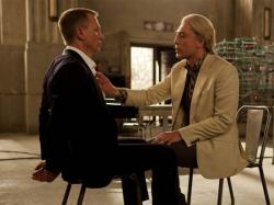 Daniel Craig and Javier Barden in Skyfall Daniel Craig and Javier Barden in Skyfall