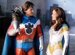 Kurt Russell and Kelly Preston in Sky High.