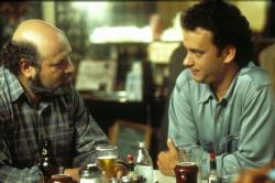 Rob Reiner and Tom Hanks in Sleepless in Seattle.