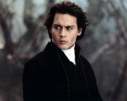 Johnny Depp in Sleepy Hollow.