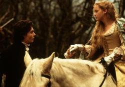 Johnny Depp and Christina Ricci in Sleepy Hollow.