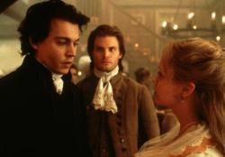 Johnny Depp, Casper Van Dien and Christina Ricci in Sleepy Hollow.