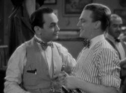 Edward G. Robinson and James Cagney in Smart Money.