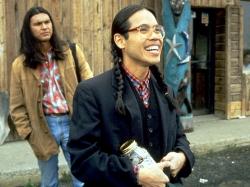 Adam Beach and Evan Adams in Smoke Signals.