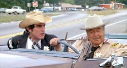 Mike Henry and Jackie Gleason in Smokey and the Bandit