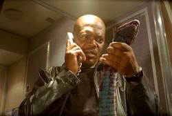 Samuel L. Jackson in Snakes on a Plane. Samuel L. Jackson in Snakes on a Plane.