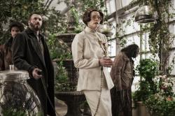 Chris Evans, Tilda Swinton, and Octavia Spencer in Snowpiercer. Chris Evans, Tilda Swinton, and Octavia Spencer in Snowpiercer.