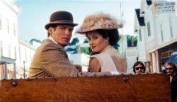 Christopher Reeve and Jane Seymour in Somewhere in Time.