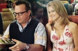 Tom Arnold and Missi Pyle in Soul Plane.