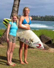 AnnaSophia Robb and Bethany Hamilton