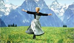 Julie Andrews in The Sound of Music. Julie Andrews in The Sound of Music.