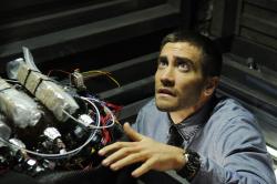 Jake Gyllenhaal has a bomb on his hands in Source Code. Jake Gyllenhaal has a bomb on his hands in Source Code.