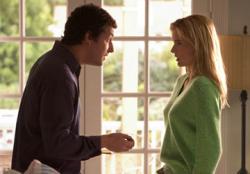 Adam Sandler and Tea Leoni in Spanglish. Adam Sandler and Tea Leoni in Spanglish.