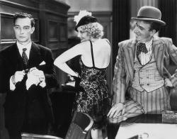 Buster Keaton, Thelma Todd and Jimmy Durante in Speak Easily Buster Keaton, Thelma Todd and Jimmy Durante in Speak Easily