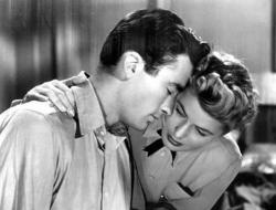 Gregory Peck and Ingrid Bergman in Spellbound.