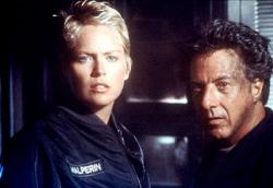 Sharon Stone and Dustin Hoffman in Sphere.