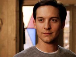 Tobey Maguire in Spider-man 2.