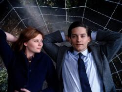 Kirsten Dunst and Tobey Maguire in Spider-man 3. Kirsten Dunst and Tobey Maguire in Spider-man 3.