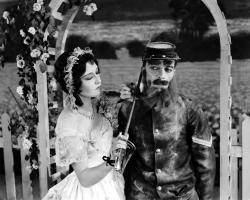 Dorothy Sebastian and Buster Keaton in Spite Marriage. Dorothy Sebastian and Buster Keaton in Spite Marriage.