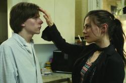 Jesse Eisenberg and Anna Paquin in The Squid and the Whale. Jesse Eisenberg and Anna Paquin in The Squid and the Whale.