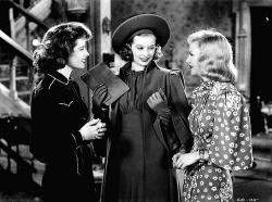 Legends Katharine Hepburn, Lucille Ball and Ginger Rogers in Stage Door.