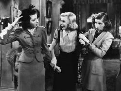 Ann Miller, Ginger Rogers and Lucille Ball in Stage Door.