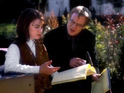 Rebecca Pidgeon and Phillip Seymour Hoffman in State and Main. Rebecca Pidgeon and Phillip Seymour Hoffman in State and Main.