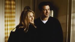 Sarah Jessica Parker and Alec Baldwin in State and Main. Sarah Jessica Parker and Alec Baldwin in State and Main.