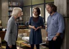 Helen Mirren, Rachel McAdams and Russell Crowe in State of Play. 