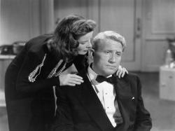 Katharine Hepburn and Spencer Tracy in State of the Union. Katharine Hepburn and Spencer Tracy in State of the Union.