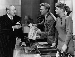 Adolphe Menjou, Van Johnson and Angela Lansbury in State of the Union.