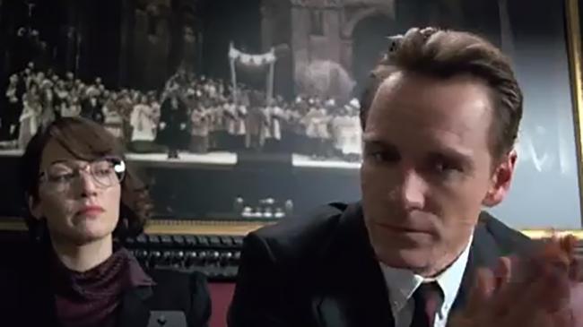 Kate Winslet and Michael Fassbender in Steve Jobs Kate Winslet and Michael Fassbender in Steve Jobs