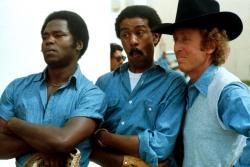 Georg Stanford Brown, Richard Pryor, and Gene Wilder in Stir Crazy.