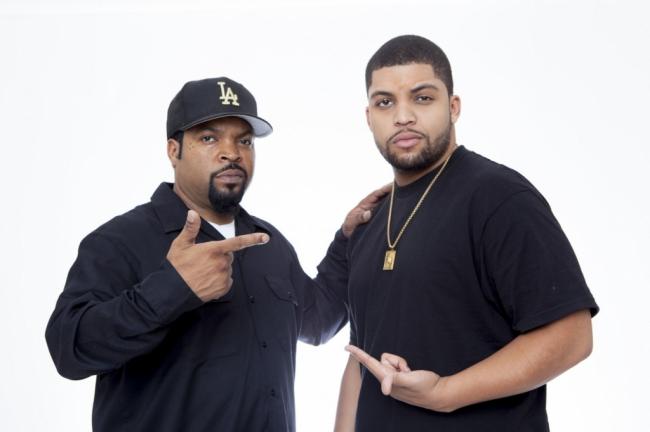 Ice Cube and his son O'Shea Jackson Jr.