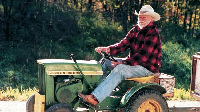 Richard Farnsworth in The Straight Story.