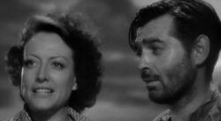 Joan Crawford and Clark Gable in Strange Cargo.