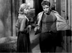 Vivien Leigh and Marlon Brando in A Streetcar Named Desire. Vivien Leigh and Marlon Brando in A Streetcar Named Desire.