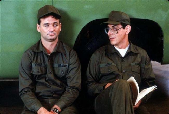 Bill Murray and Harold Ramis in Stripes.