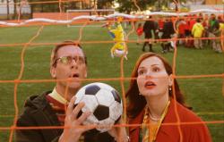 Hugh Laurie and Geena Davis in Stuart Little 2. Hugh Laurie and Geena Davis in Stuart Little 2.
