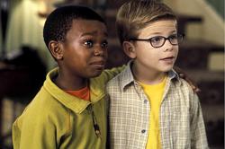 Marc John Jefferies and Jonathan Lipnicki in Stuart Little 2. Marc John Jefferies and Jonathan Lipnicki in Stuart Little 2.