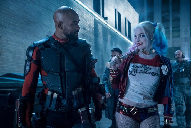 Will Smith and Margot Robie in Suicide Squad.