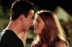Freddie Prinze Jr. and Jessica Biel in Summer Catch. Freddie Prinze Jr. and Jessica Biel in Summer Catch.