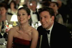 Bridget Moynahan and Ben Affleck in The Sum of All Fears. Bridget Moynahan and Ben Affleck in The Sum of All Fears.