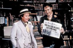 Ned Beatty and Gene Hackman in Superman: The Movie.