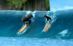 Surfboarding penguins in Surf's Up.