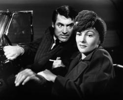 Cary Grant and Joan Fontaine take a fateful drive. Cary Grant and Joan Fontaine take a fateful drive.