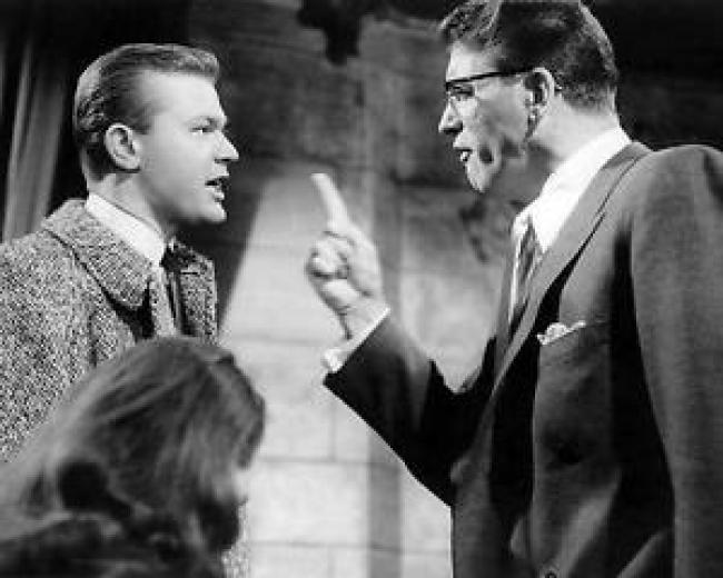 Martin Milner and Burt Lancaster in Sweet Smell of Success Martin Milner and Burt Lancaster in Sweet Smell of Success